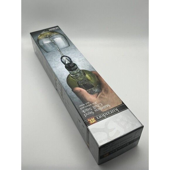 Kuraidori Stainless Steel Wine Chill Stick for Red and White Wine New In Box - Picture 5 of 6